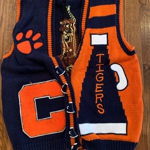 Vintage Clemson University vest